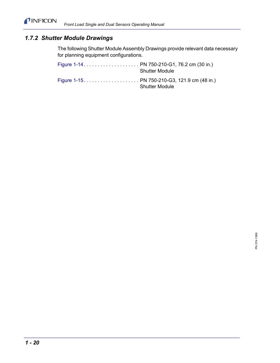 2 shutter module drawings | INFICON Front Load Single Sensor User Manual | Page 30 / 90