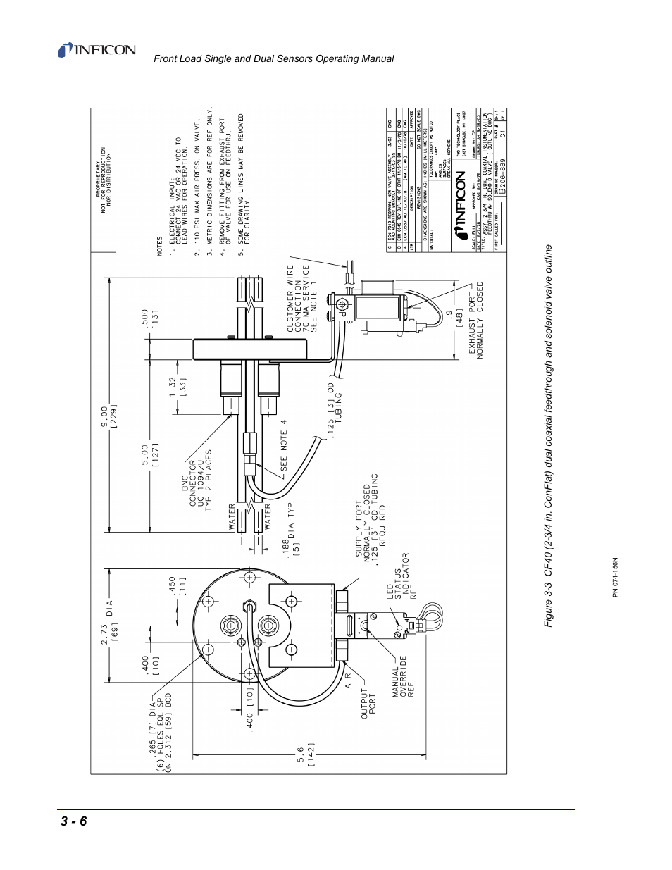 Desired location (shown in, Figure 3-3, Using t | D in | INFICON Front Load Single Sensor User Manual | Page 64 / 90