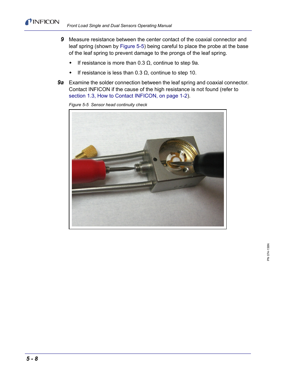 INFICON Front Load Single Sensor User Manual | Page 84 / 90