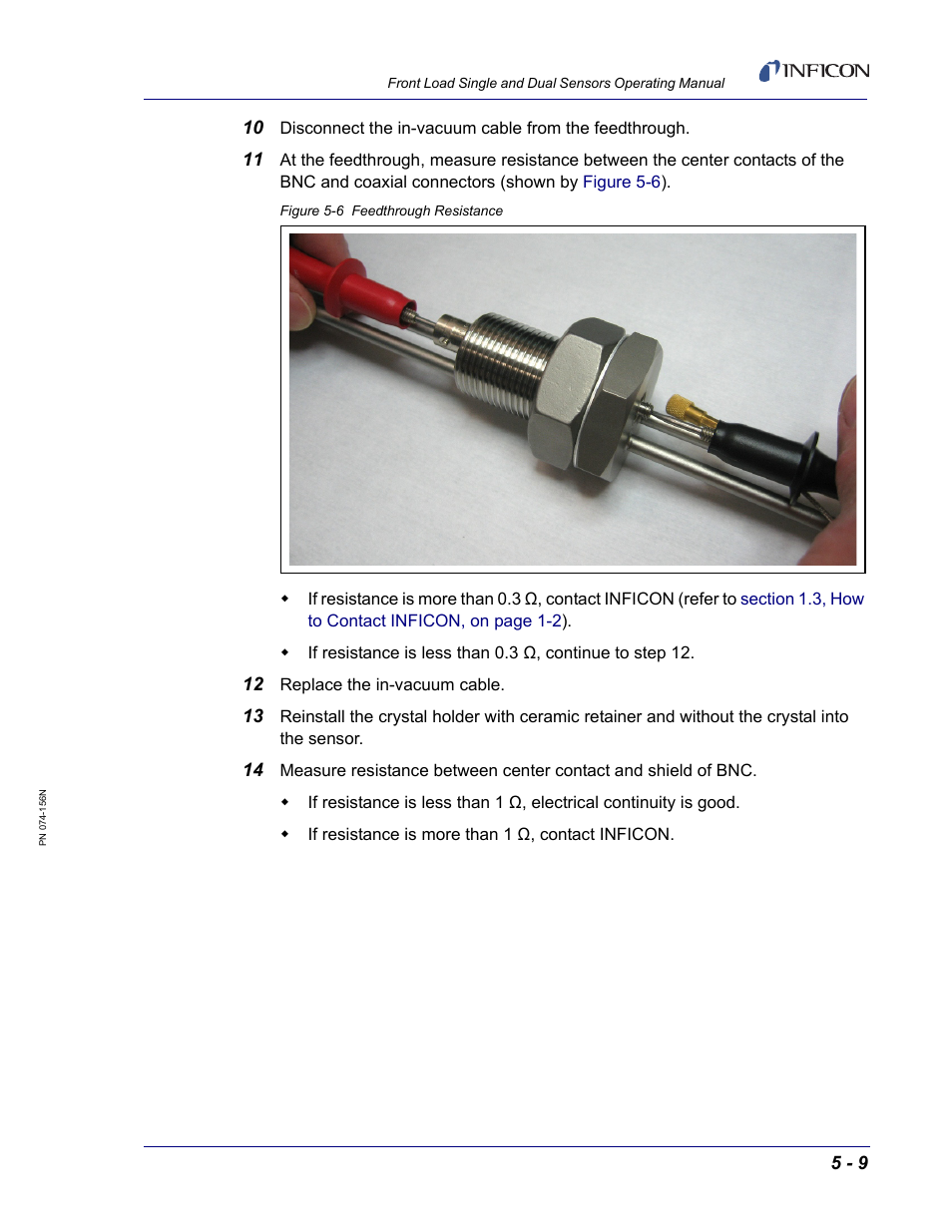 INFICON Front Load Single Sensor User Manual | Page 85 / 90