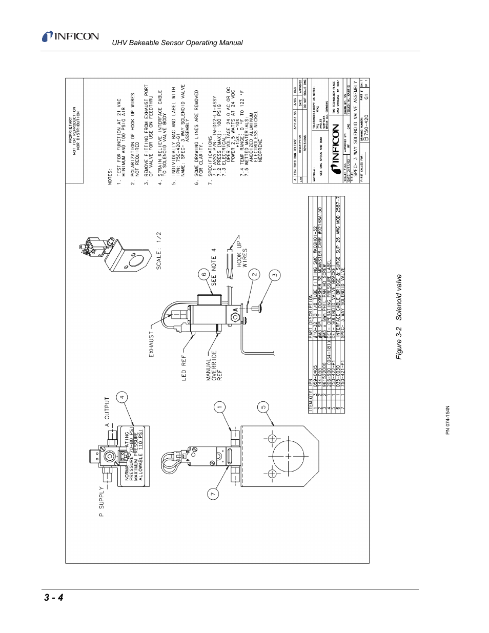 INFICON UHV Bakeable Sensor User Manual | Page 34 / 50