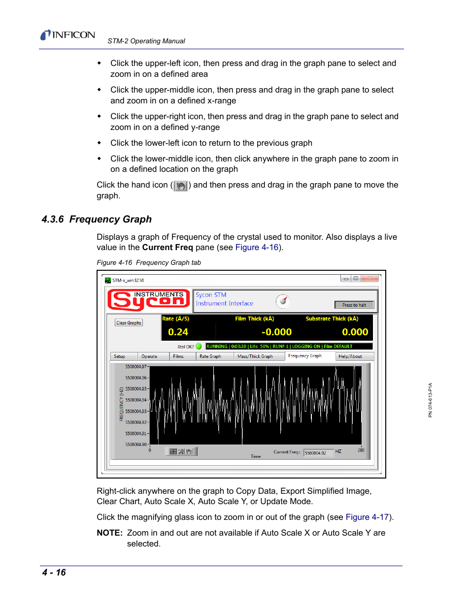 6 frequency graph, Ab (see | INFICON STM-2 USB Thin Film Rate/Thickness Monitor User Manual | Page 64 / 106