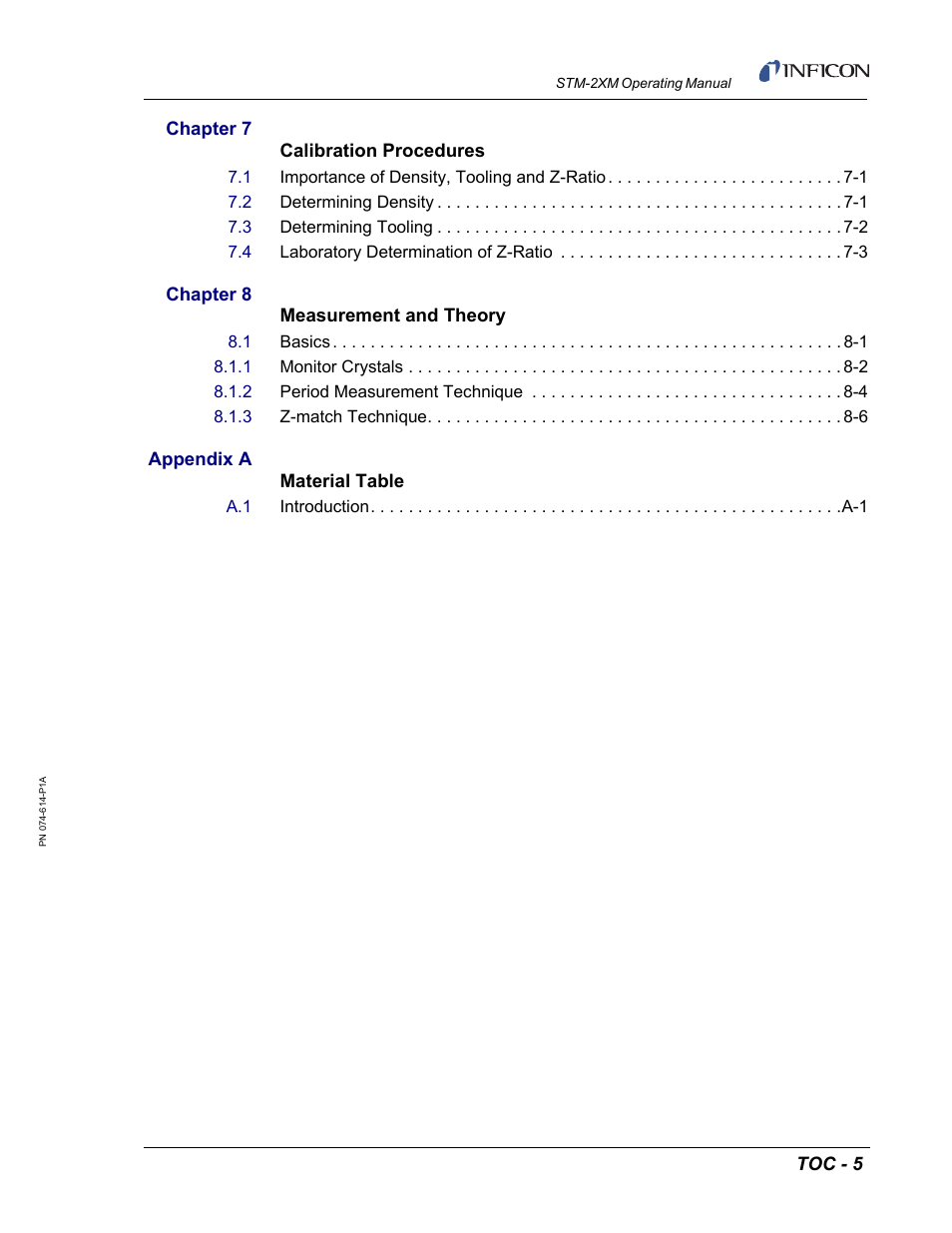 INFICON STM-2XM 2-Channel Rate/Thickness Monitor User Manual | Page 13 / 146