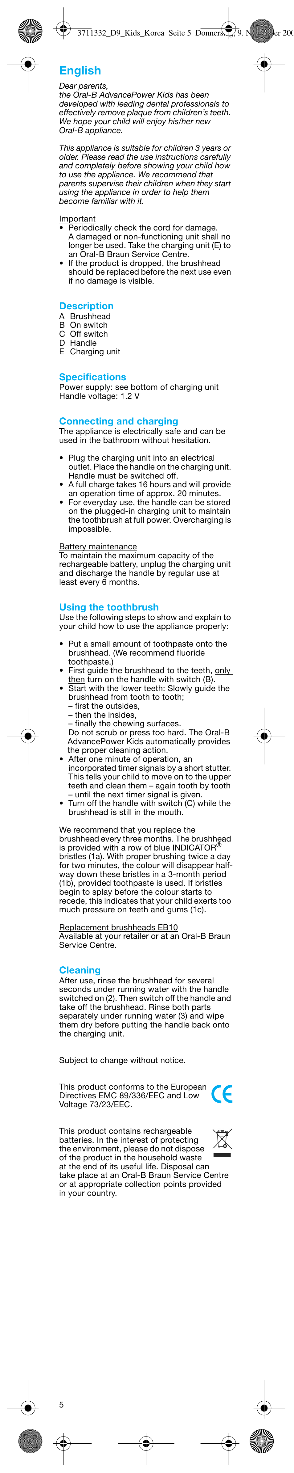 English | Braun 4728 User Manual | Page 5 / 6