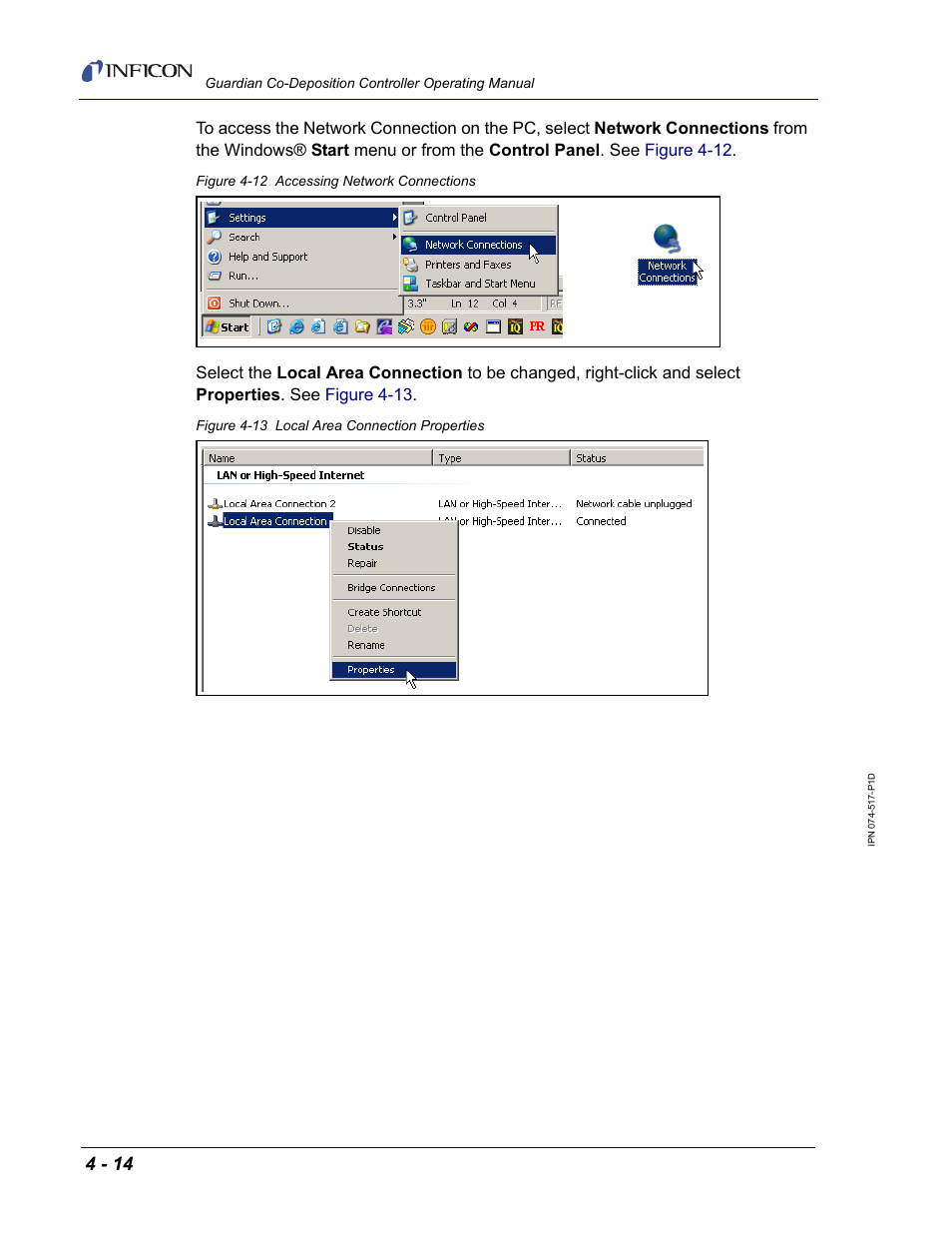 INFICON Guardian EIES Controller User Manual | Page 106 / 160