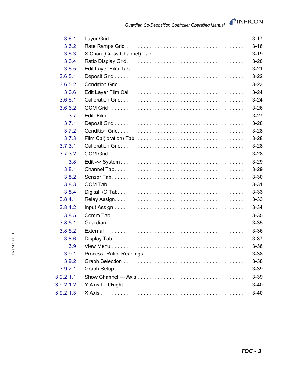 INFICON Guardian EIES Controller User Manual | Page 11 / 160