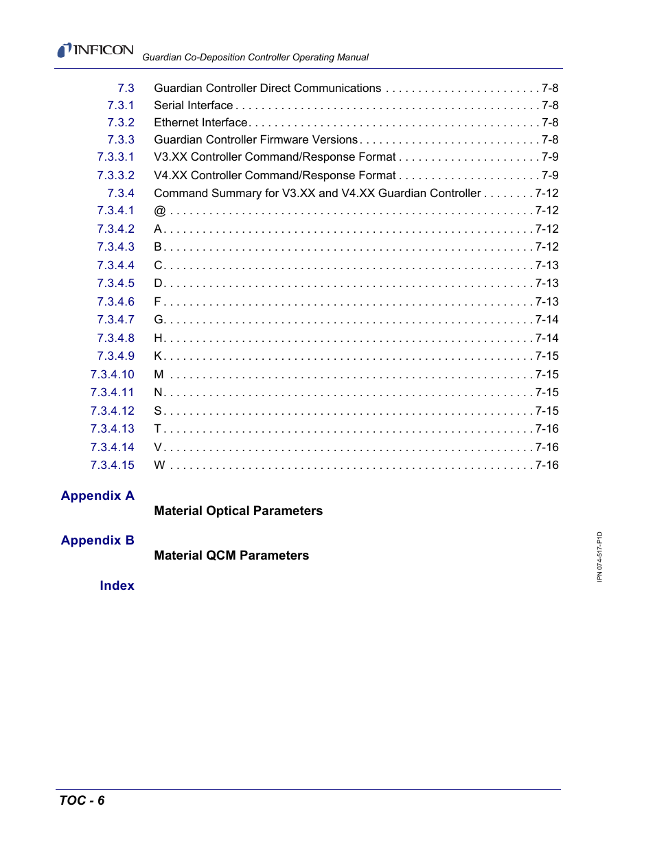 INFICON Guardian EIES Controller User Manual | Page 14 / 160