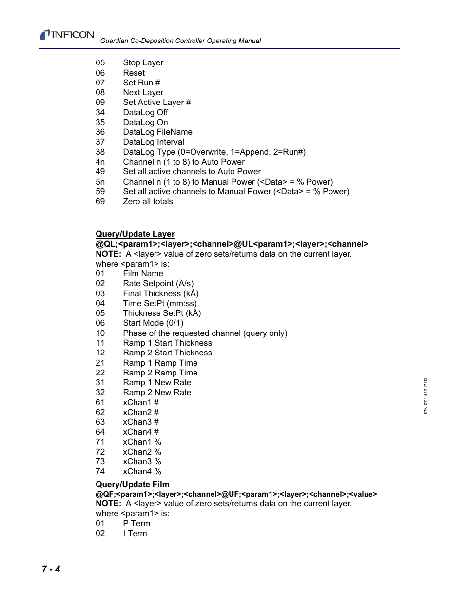 INFICON Guardian EIES Controller User Manual | Page 142 / 160