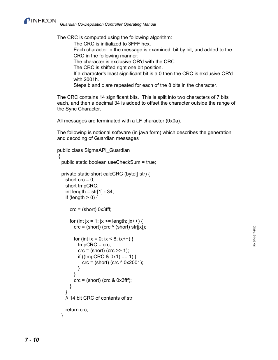 INFICON Guardian EIES Controller User Manual | Page 148 / 160