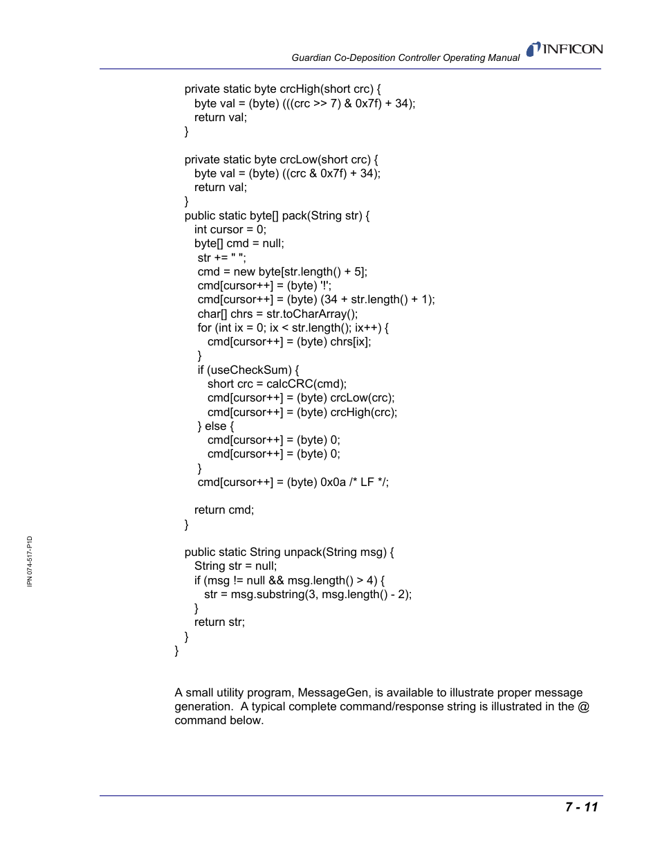 INFICON Guardian EIES Controller User Manual | Page 149 / 160