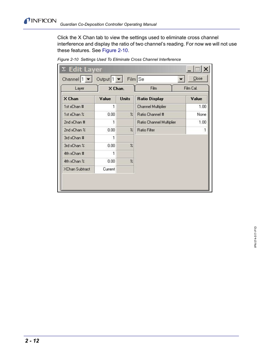 INFICON Guardian EIES Controller User Manual | Page 36 / 160