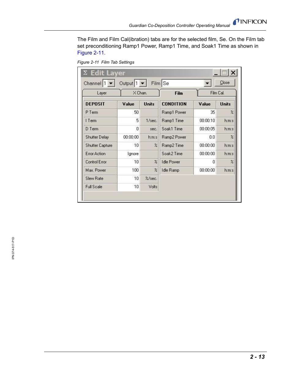 INFICON Guardian EIES Controller User Manual | Page 37 / 160