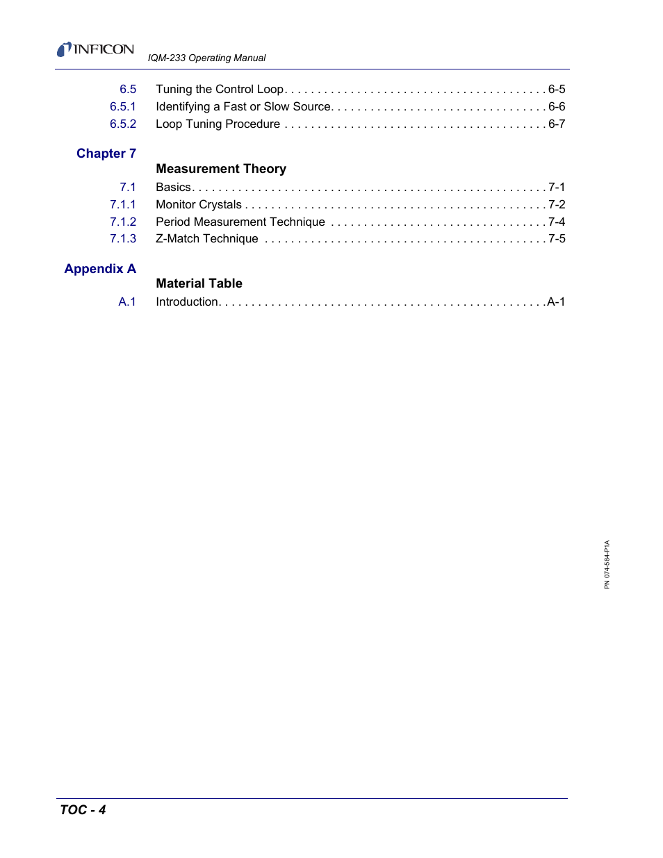 INFICON IQM-233 Thin Film Deposition Controller PCI-Express Card Operating Manual User Manual | Page 12 / 114