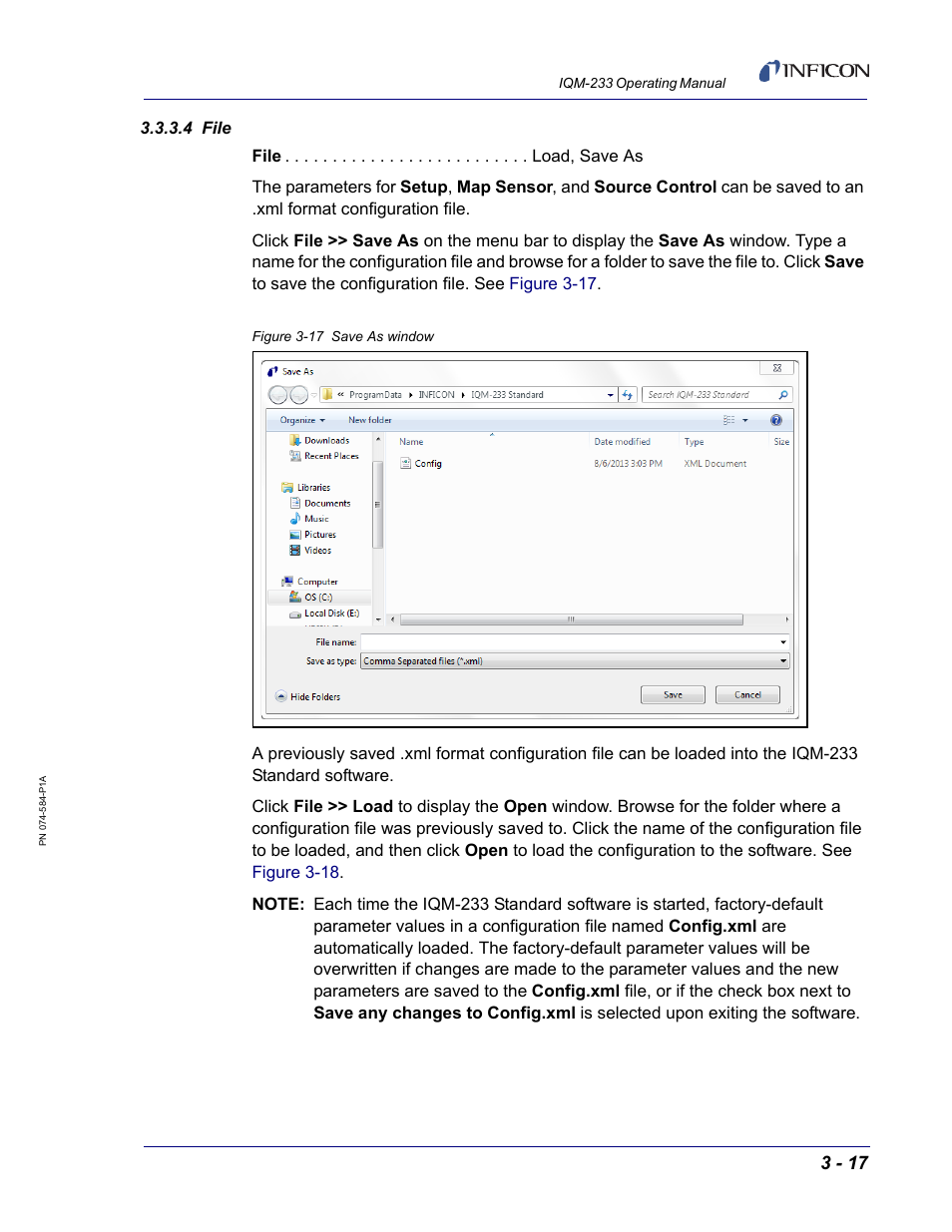 4 file, Section 3.3.3.4 | INFICON IQM-233 Thin Film Deposition Controller PCI-Express Card Operating Manual User Manual | Page 57 / 114