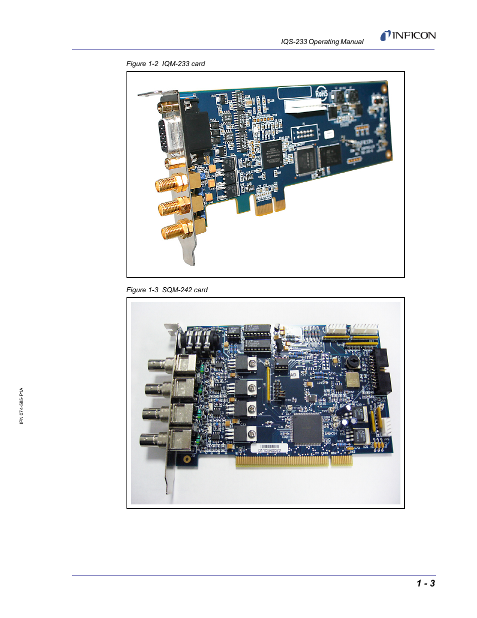 Figure 1-2, Figure 1-3 | INFICON IQM-233 Thin Film Deposition Controller PCI-Express Card Codeposition Software Operating Manual User Manual | Page 13 / 136