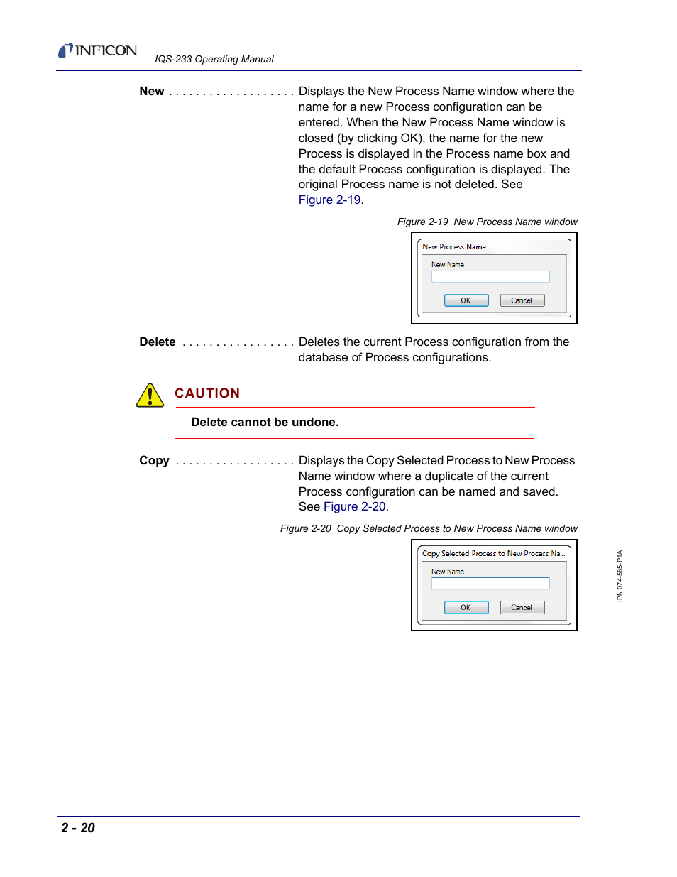 Caution | INFICON IQM-233 Thin Film Deposition Controller PCI-Express Card Codeposition Software Operating Manual User Manual | Page 40 / 136
