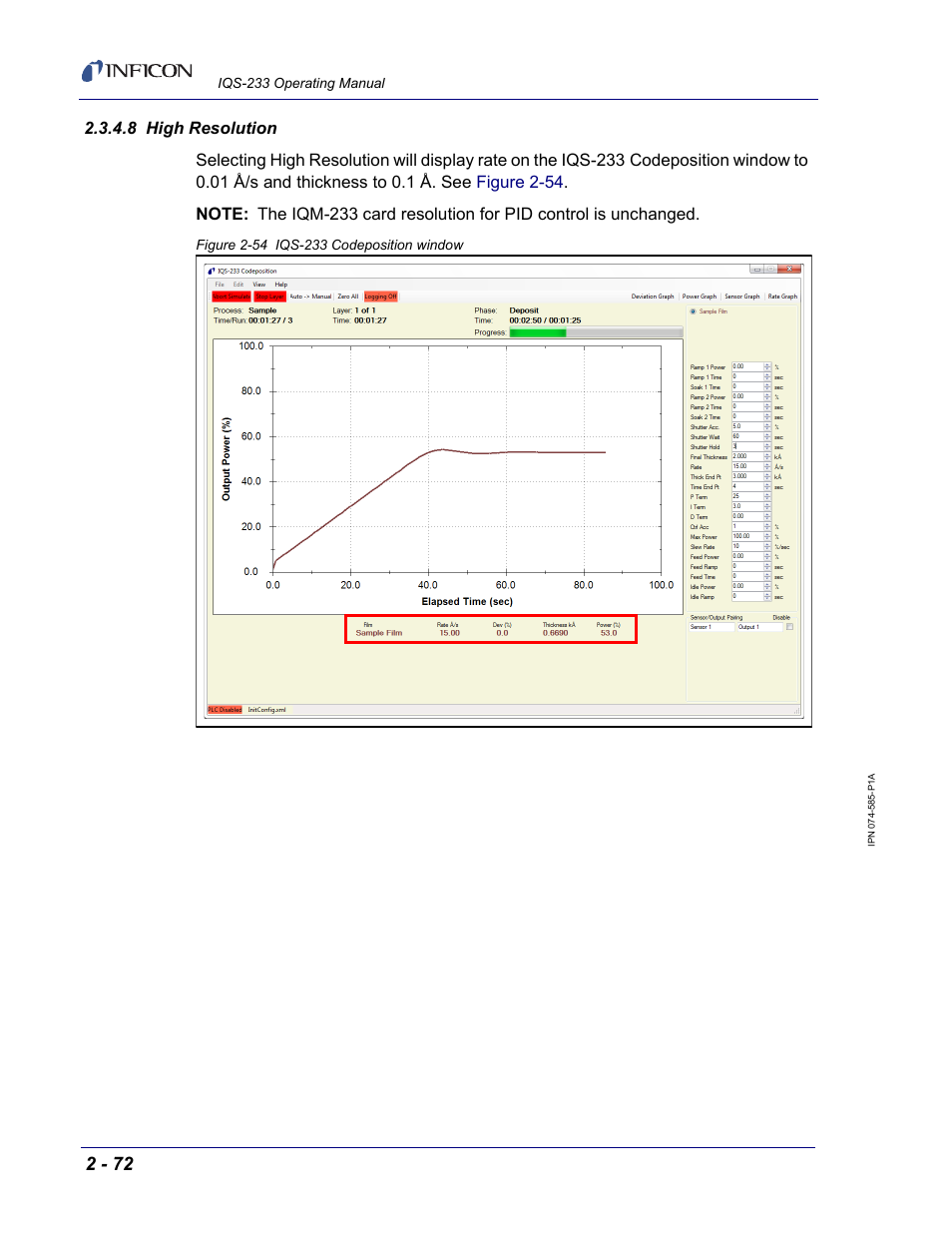8 high resolution | INFICON IQM-233 Thin Film Deposition Controller PCI-Express Card Codeposition Software Operating Manual User Manual | Page 92 / 136