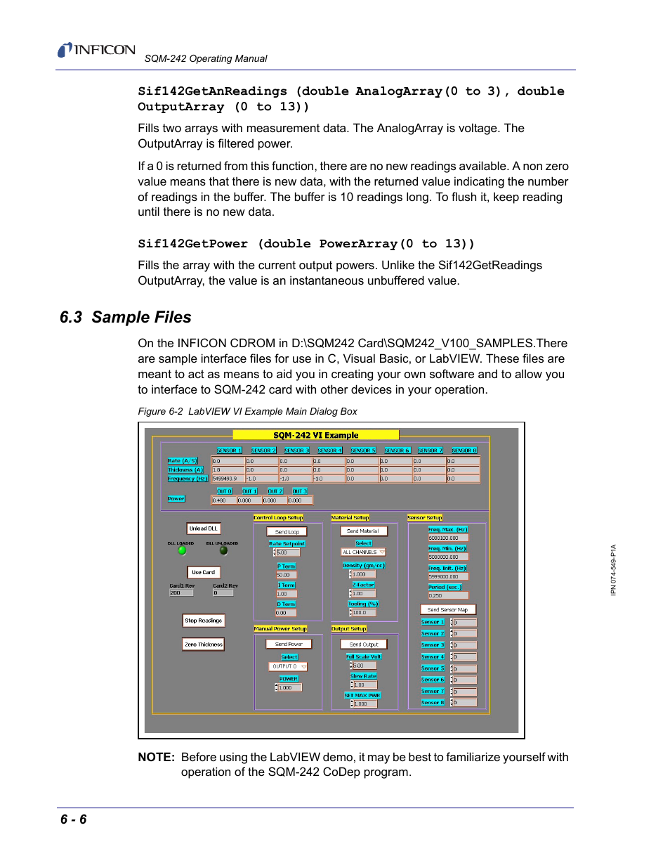3 sample files | INFICON SQM-242 Thin Film Deposition Controller Card Operating Manual User Manual | Page 52 / 108