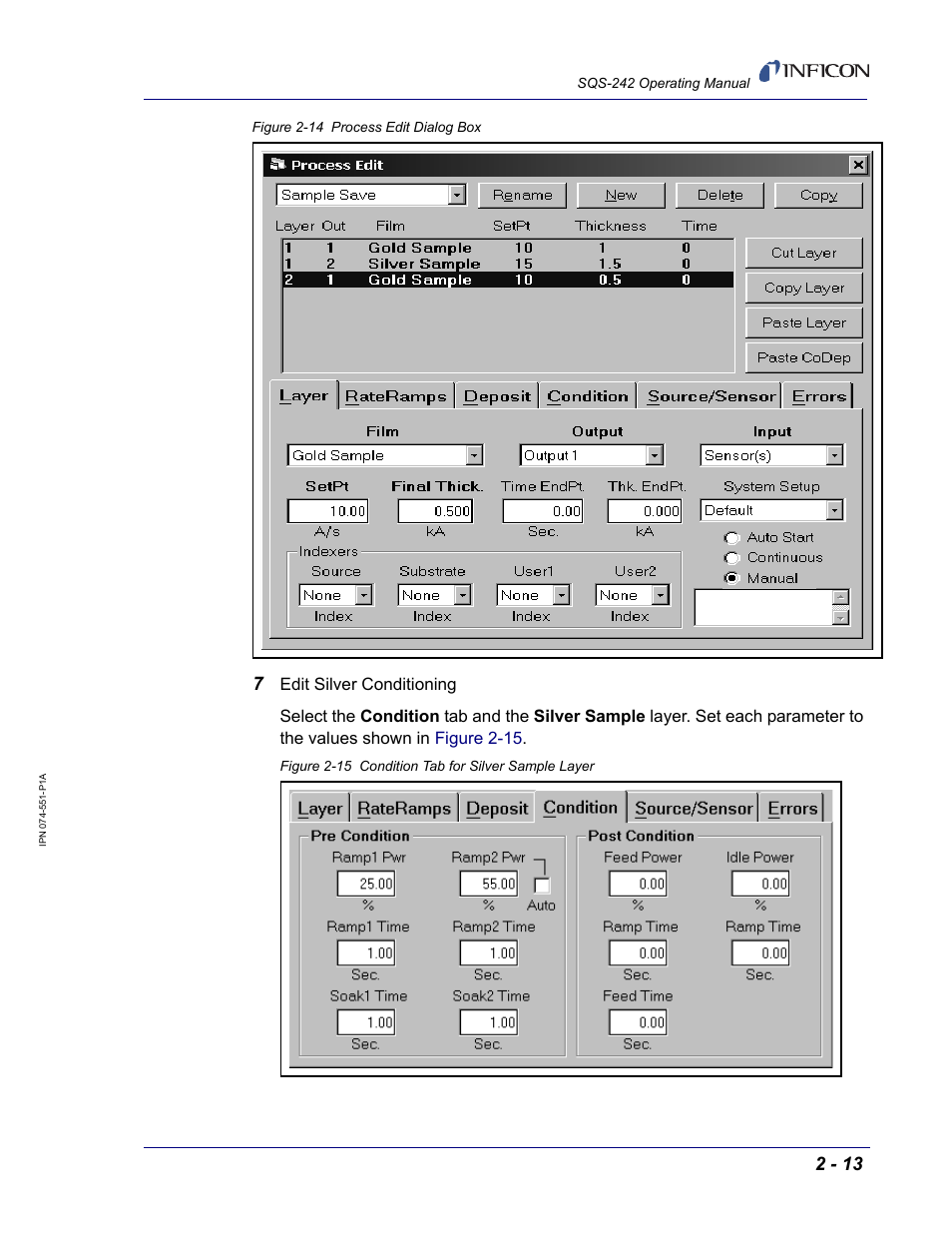 INFICON SQM-242 Thin Film Deposition Controller Card Software Operating Manual User Manual | Page 27 / 84