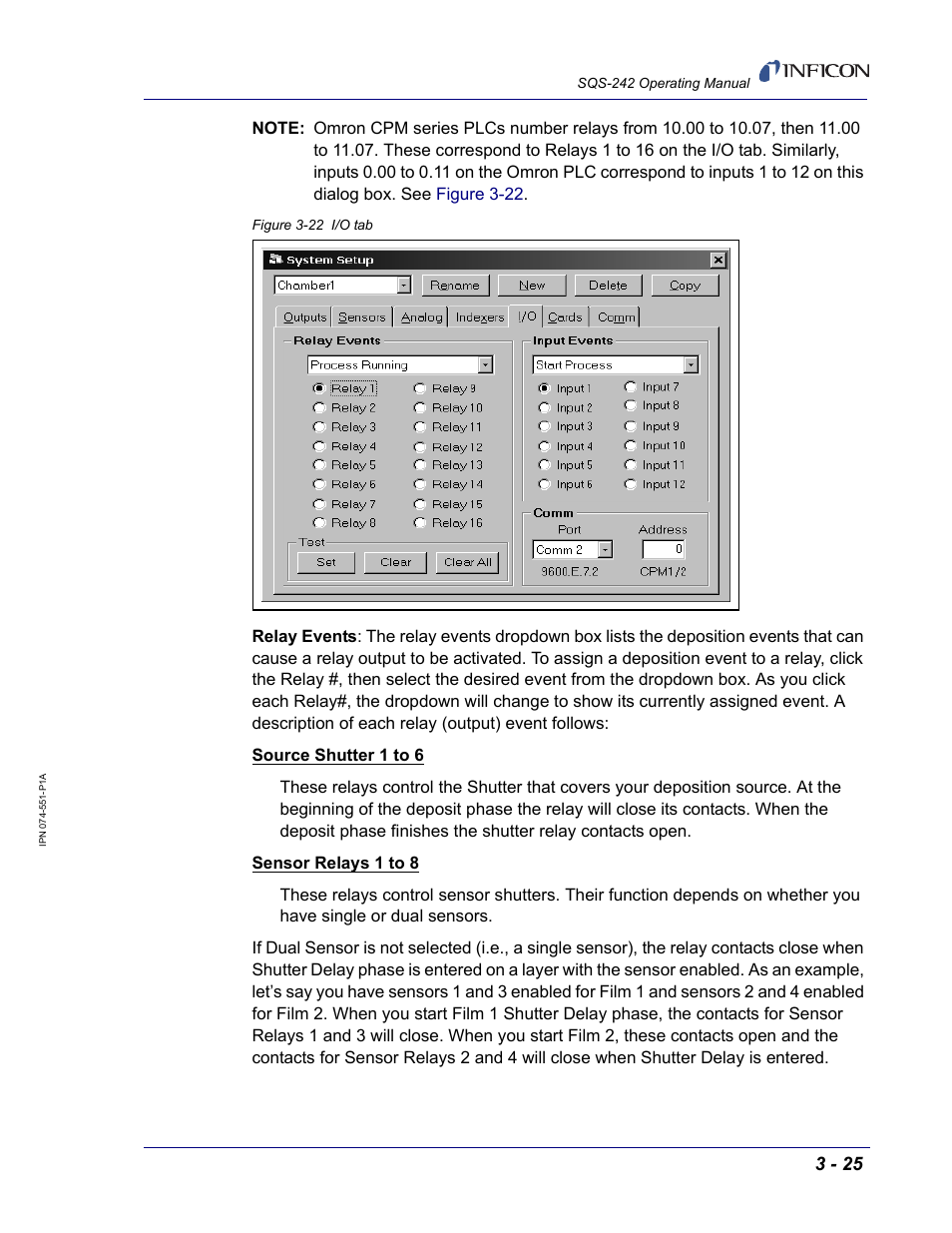 INFICON SQM-242 Thin Film Deposition Controller Card Software Operating Manual User Manual | Page 55 / 84