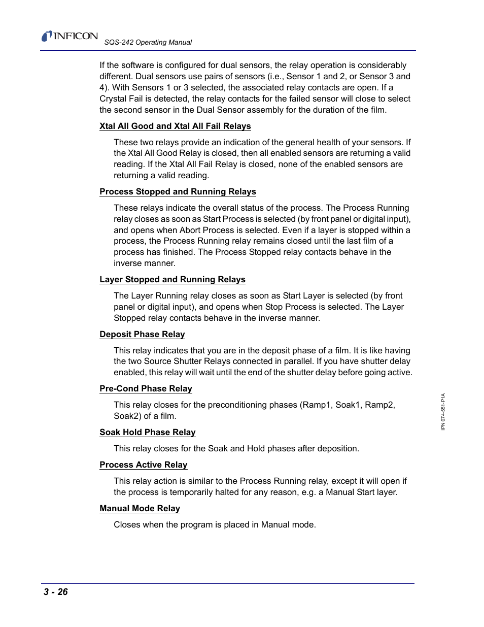 INFICON SQM-242 Thin Film Deposition Controller Card Software Operating Manual User Manual | Page 56 / 84