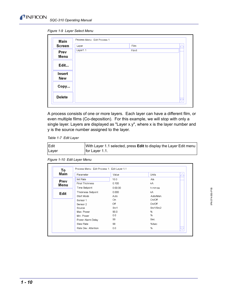 INFICON SQC-310 Thin Film Deposition Controller User Manual | Page 22 / 120