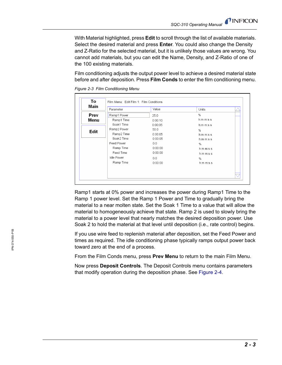 INFICON SQC-310 Thin Film Deposition Controller User Manual | Page 27 / 120