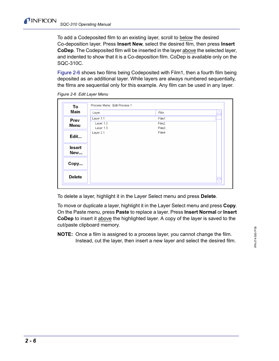 INFICON SQC-310 Thin Film Deposition Controller User Manual | Page 30 / 120