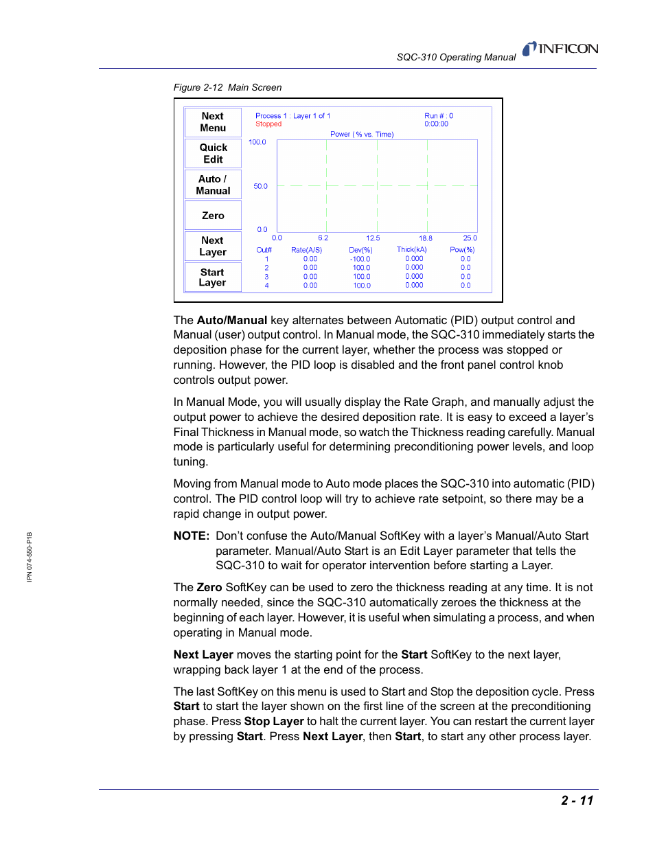 INFICON SQC-310 Thin Film Deposition Controller User Manual | Page 35 / 120