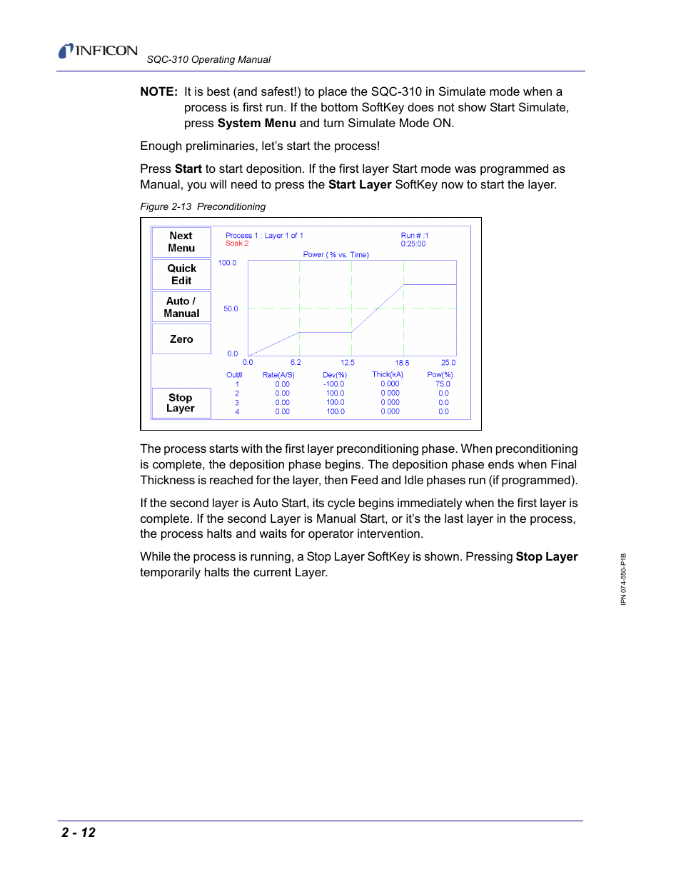 INFICON SQC-310 Thin Film Deposition Controller User Manual | Page 36 / 120