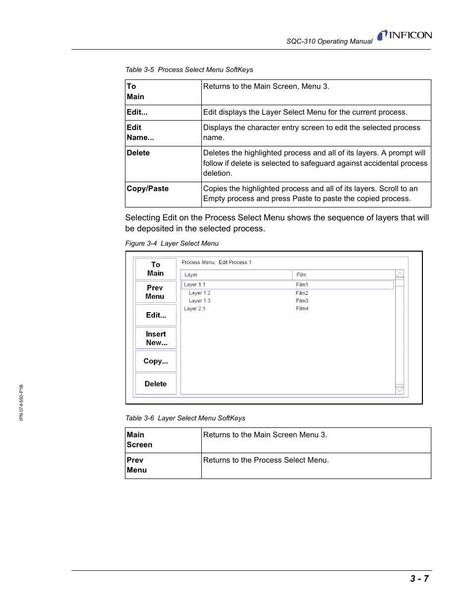 INFICON SQC-310 Thin Film Deposition Controller User Manual | Page 49 / 120