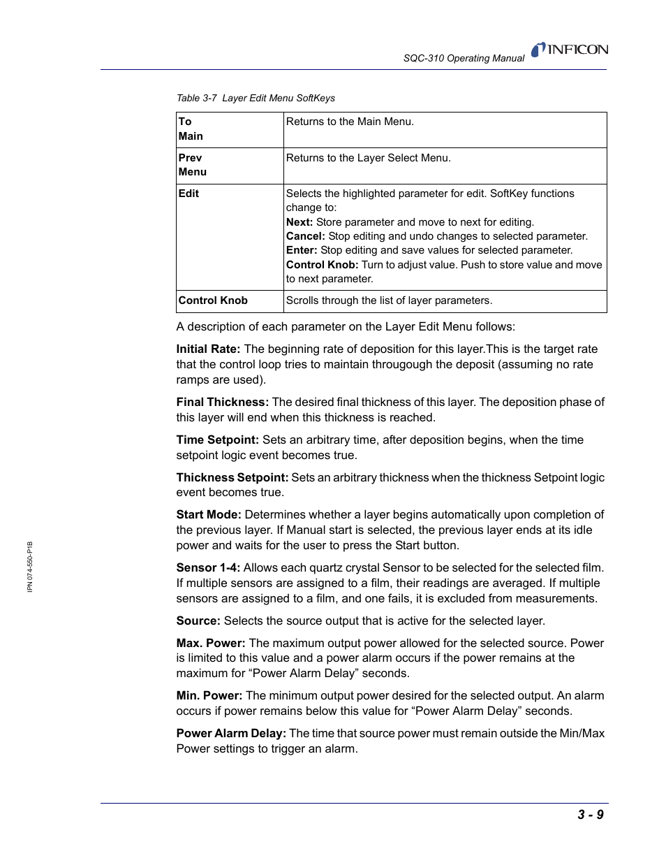 INFICON SQC-310 Thin Film Deposition Controller User Manual | Page 51 / 120