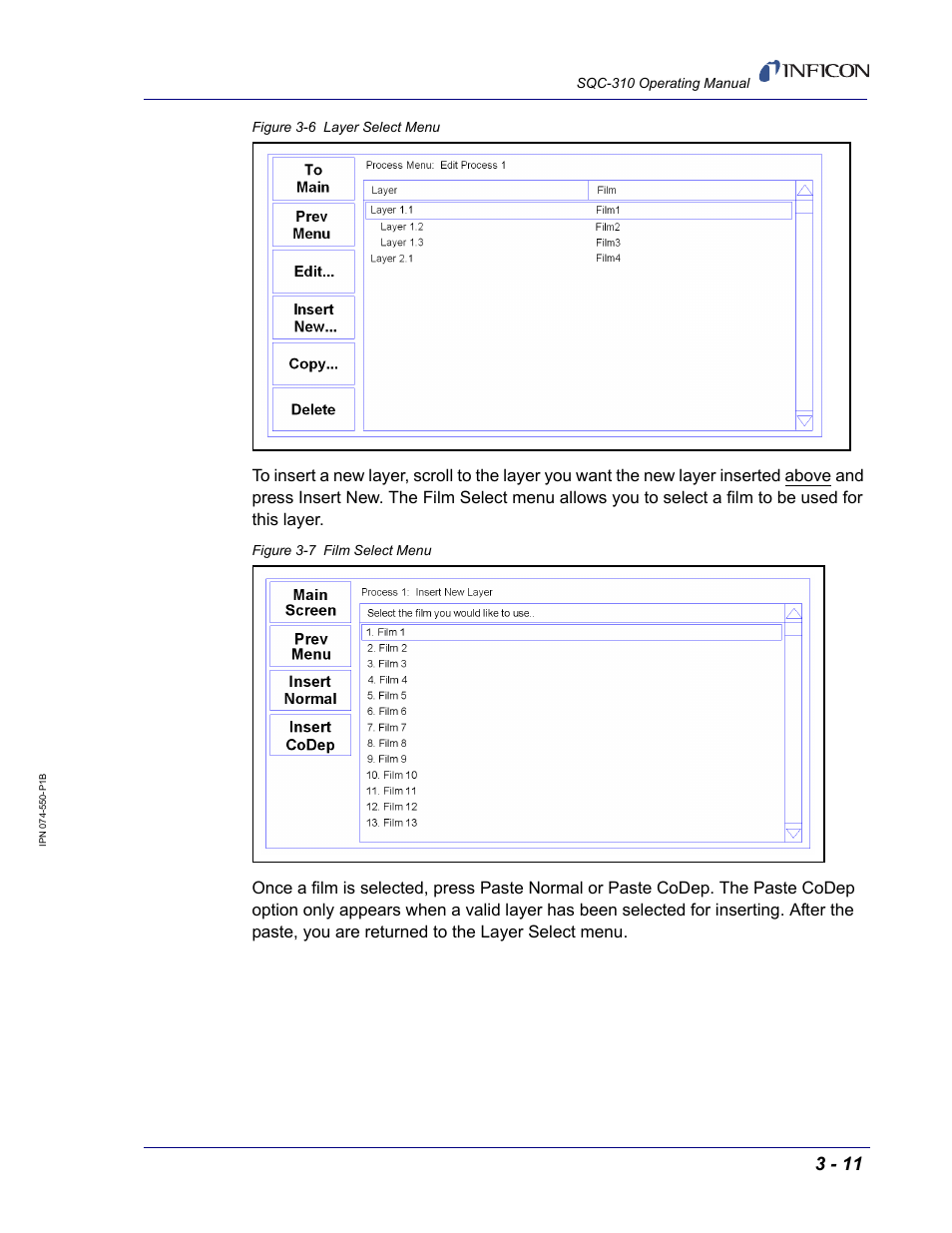INFICON SQC-310 Thin Film Deposition Controller User Manual | Page 53 / 120