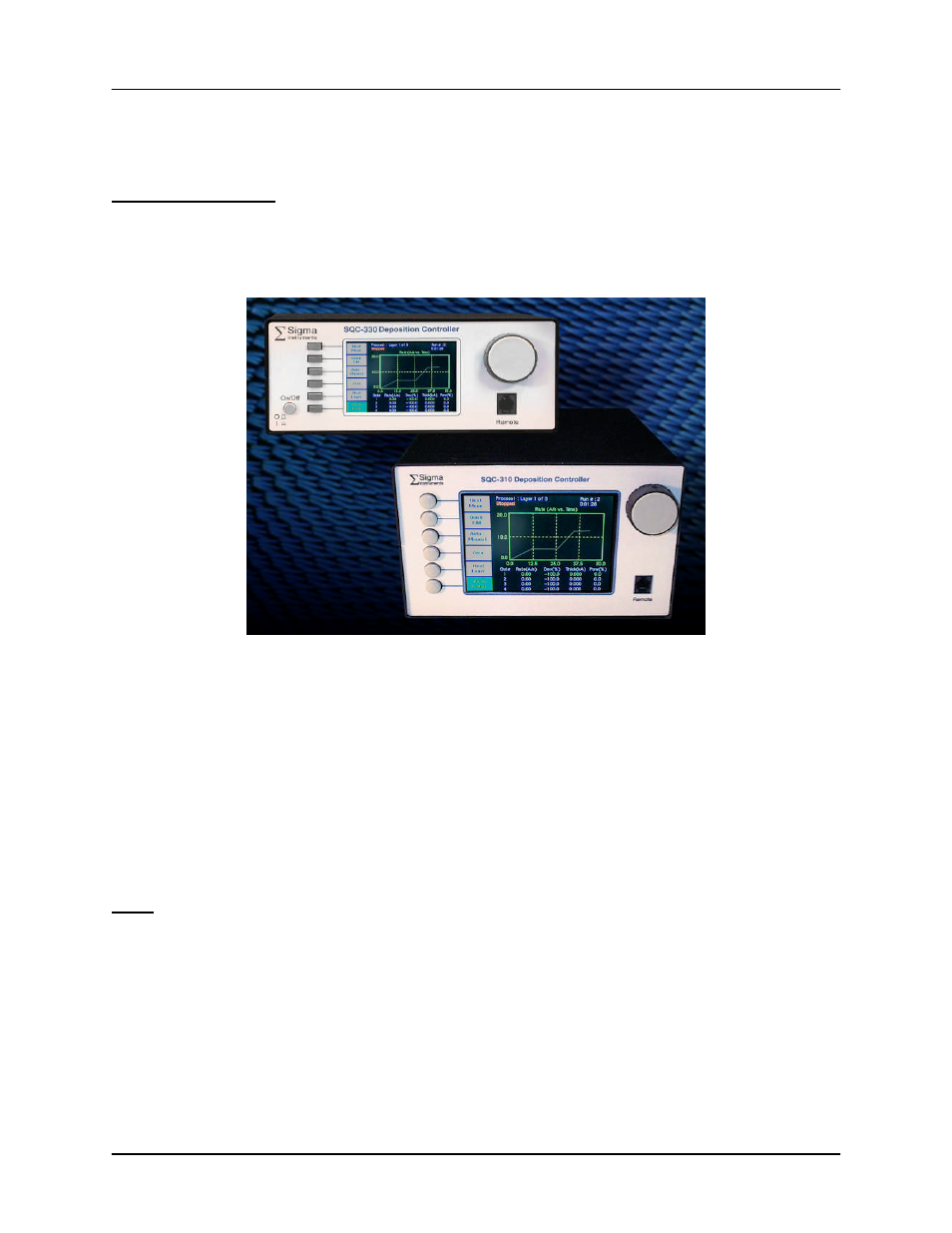 Chapter 1 quick start, Chapter 1 - quick start | INFICON SQC-310 Thin Film Deposition Controller User Manual | Page 7 / 95