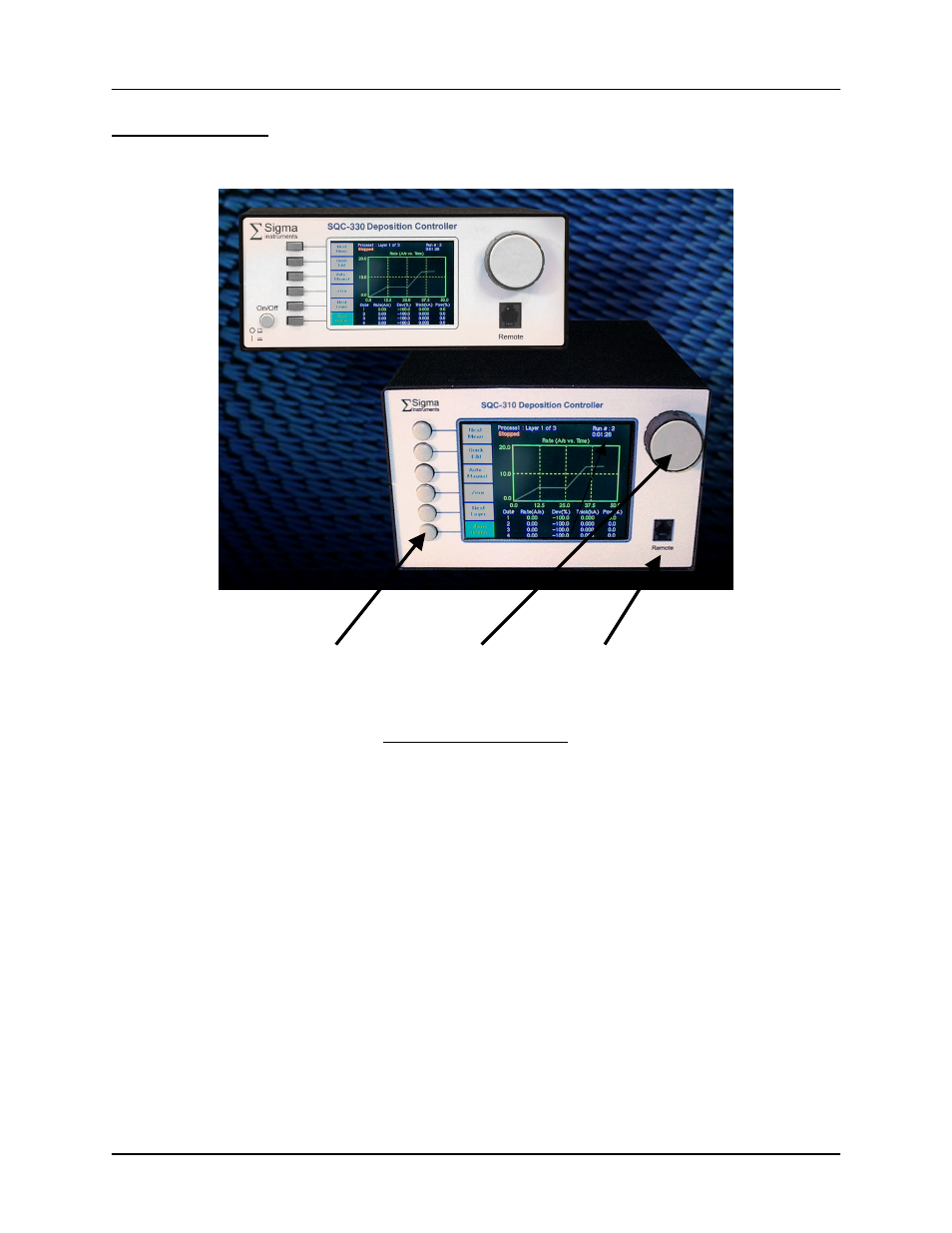 Chapter 1 quick start | INFICON SQC-310 Thin Film Deposition Controller User Manual | Page 8 / 95