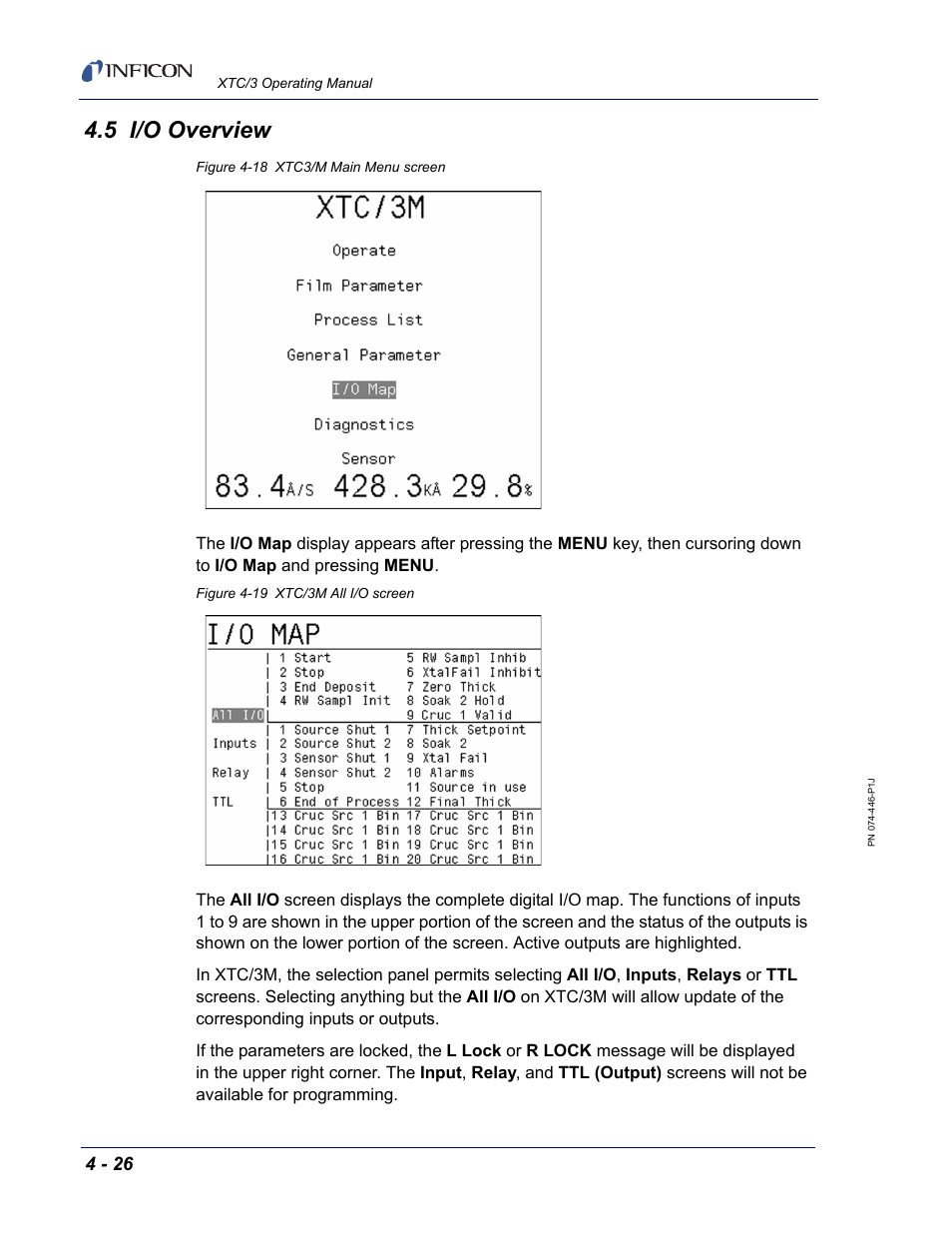 5 i/o overview | INFICON XTC/3 Thin Film Deposition Controller Operating Manual User Manual | Page 106 / 216