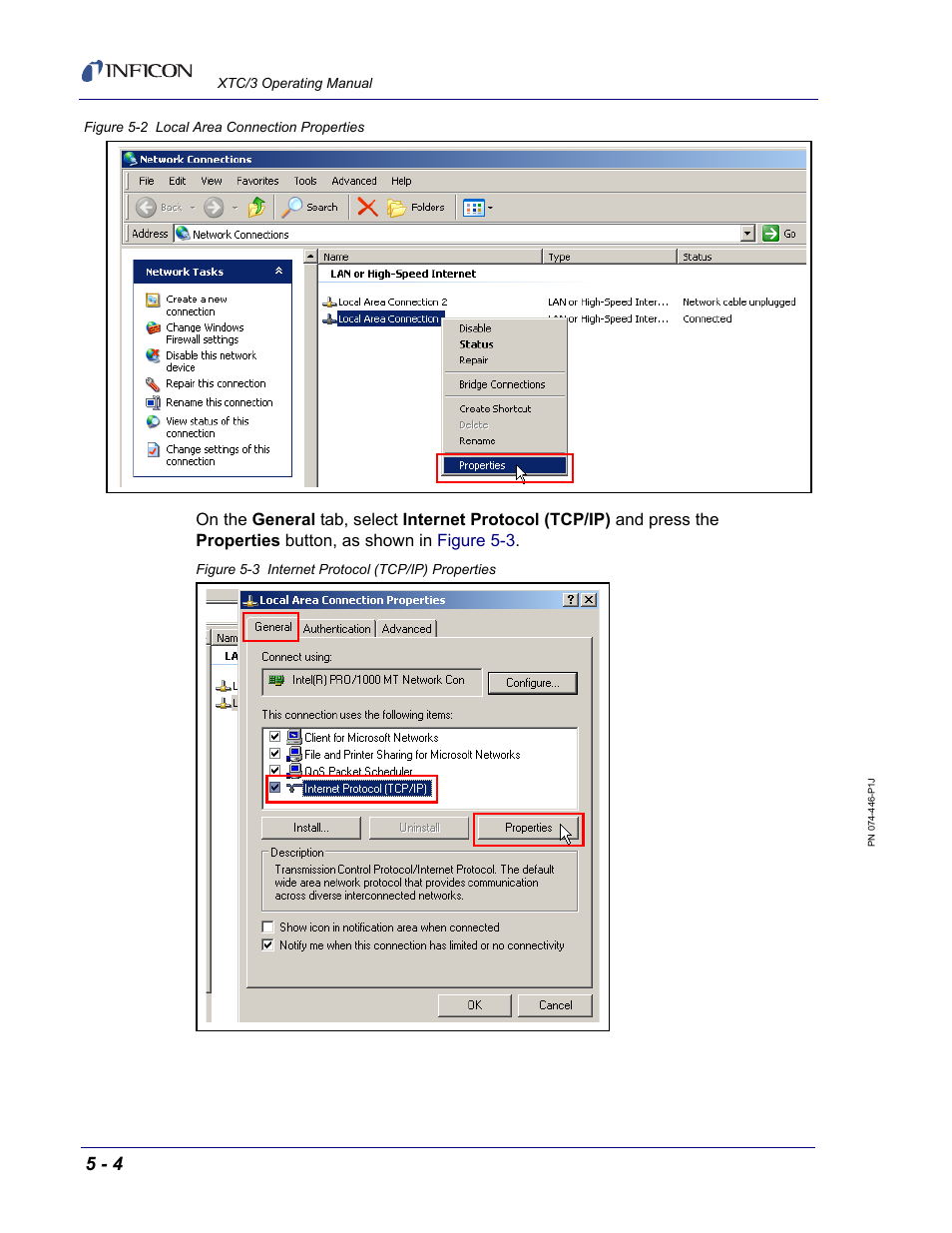 INFICON XTC/3 Thin Film Deposition Controller Operating Manual User Manual | Page 116 / 216
