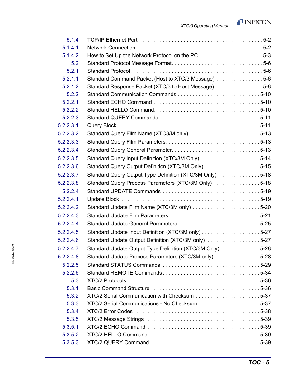 INFICON XTC/3 Thin Film Deposition Controller Operating Manual User Manual | Page 13 / 216