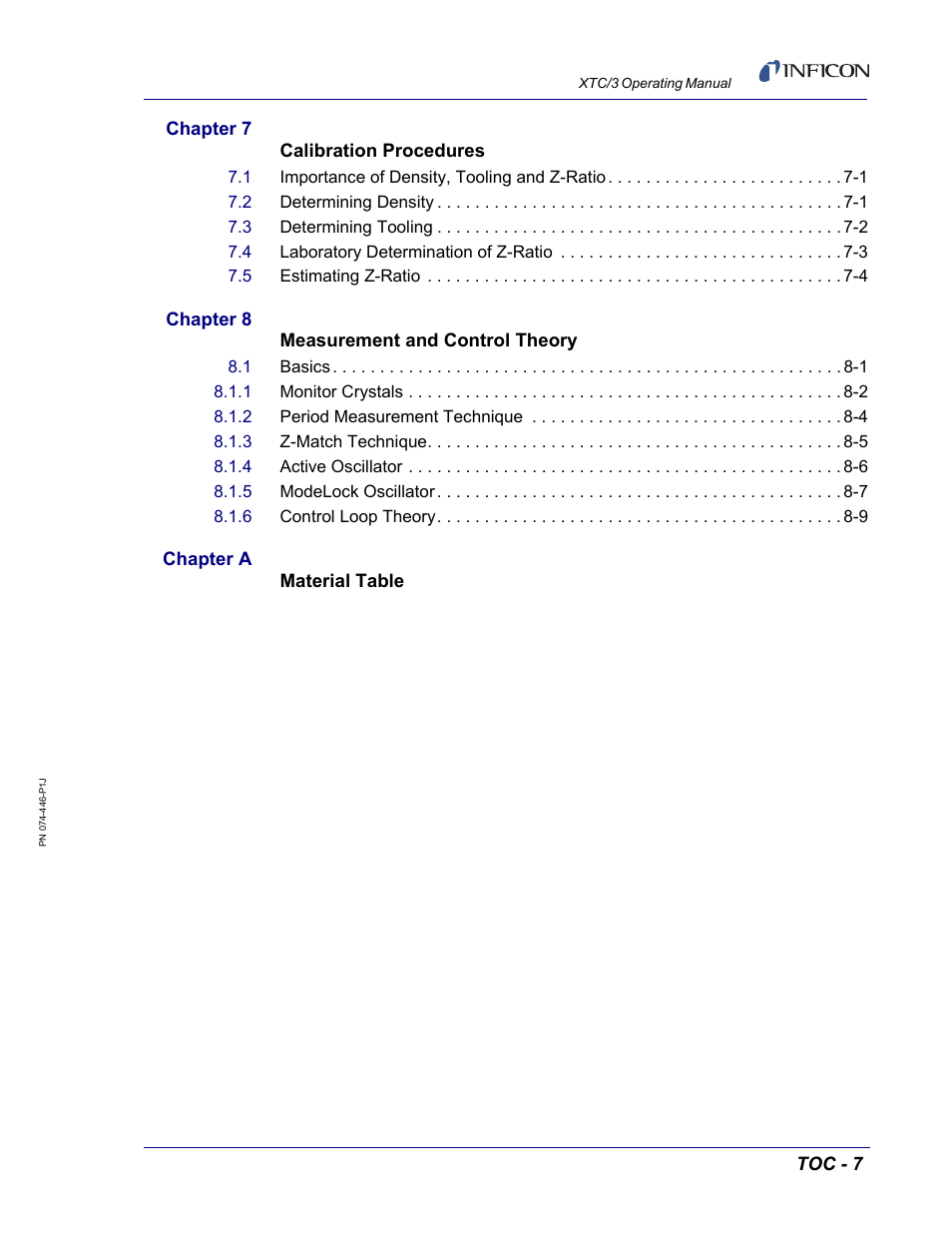 INFICON XTC/3 Thin Film Deposition Controller Operating Manual User Manual | Page 15 / 216