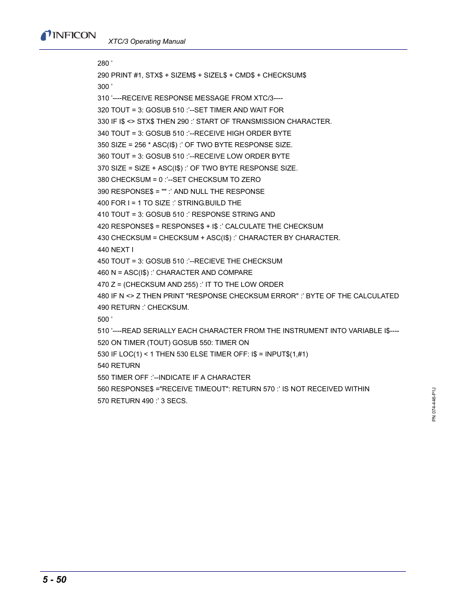 INFICON XTC/3 Thin Film Deposition Controller Operating Manual User Manual | Page 162 / 216