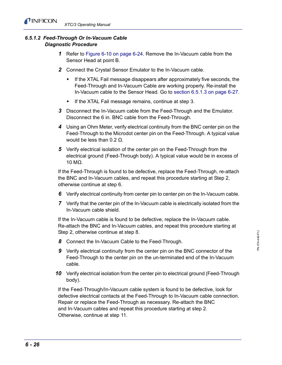 Section 6.5.1.2 | INFICON XTC/3 Thin Film Deposition Controller Operating Manual User Manual | Page 188 / 216