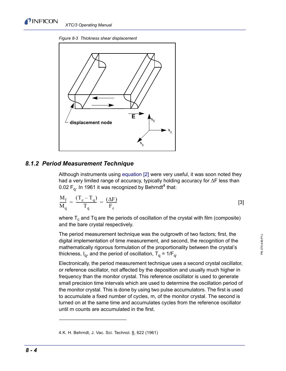 2 period measurement technique, Figure 8-3 | INFICON XTC/3 Thin Film Deposition Controller Operating Manual User Manual | Page 200 / 216
