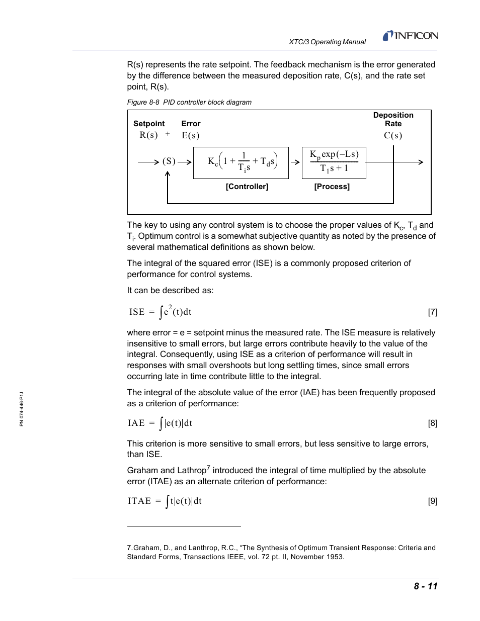 Figure 8-8 | INFICON XTC/3 Thin Film Deposition Controller Operating Manual User Manual | Page 207 / 216