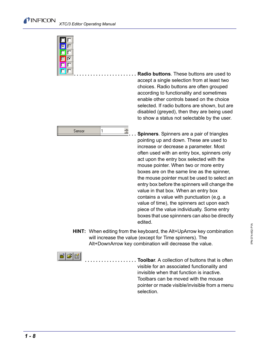 INFICON XTC/3 Thin Film Deposition Controller Software Editor Operating Manual User Manual | Page 20 / 80