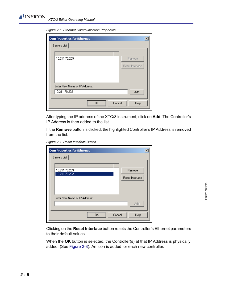 INFICON XTC/3 Thin Film Deposition Controller Software Editor Operating Manual User Manual | Page 30 / 80