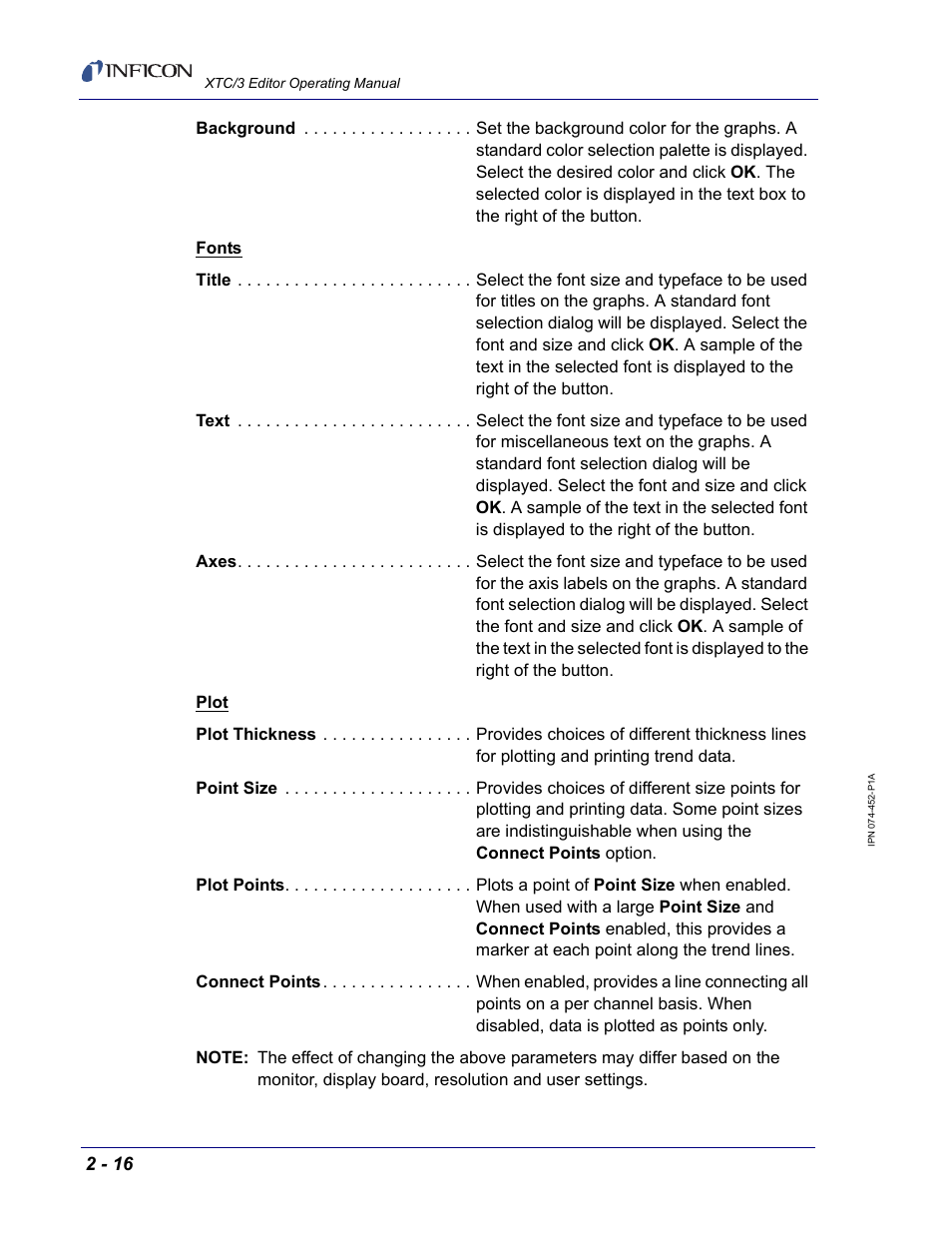 INFICON XTC/3 Thin Film Deposition Controller Software Editor Operating Manual User Manual | Page 40 / 80