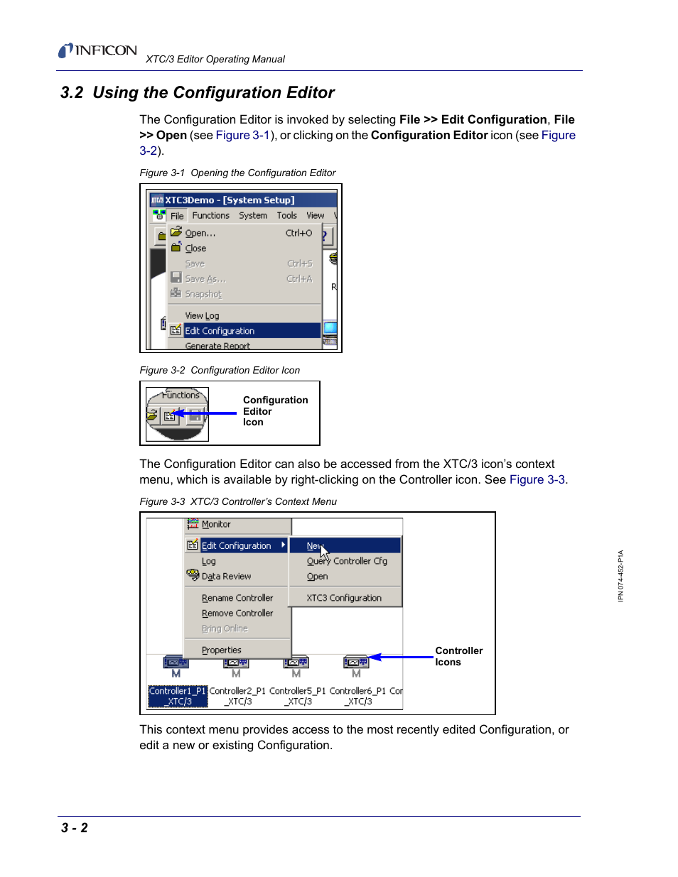 2 using the configuration editor | INFICON XTC/3 Thin Film Deposition Controller Software Editor Operating Manual User Manual | Page 44 / 80