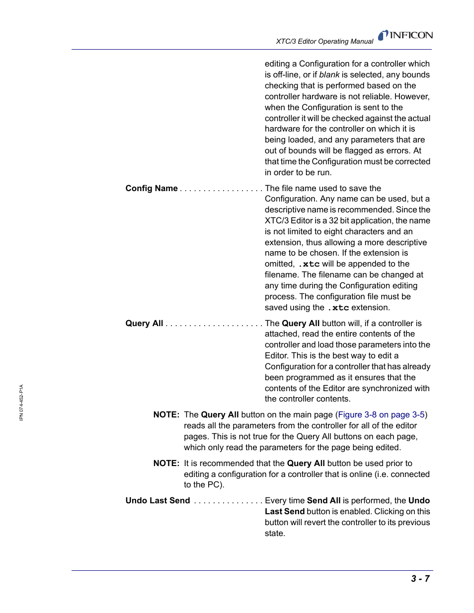 INFICON XTC/3 Thin Film Deposition Controller Software Editor Operating Manual User Manual | Page 49 / 80