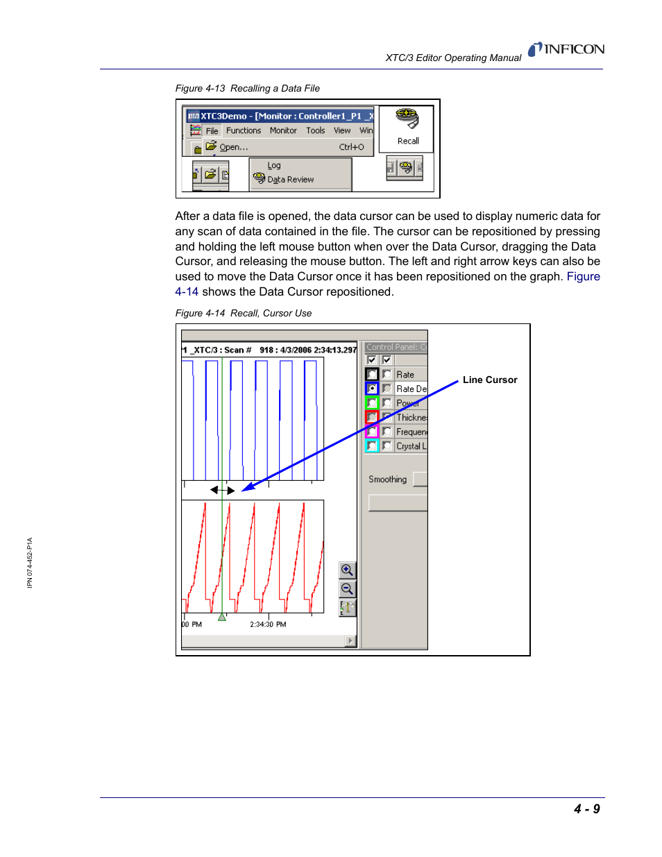 INFICON XTC/3 Thin Film Deposition Controller Software Editor Operating Manual User Manual | Page 71 / 80