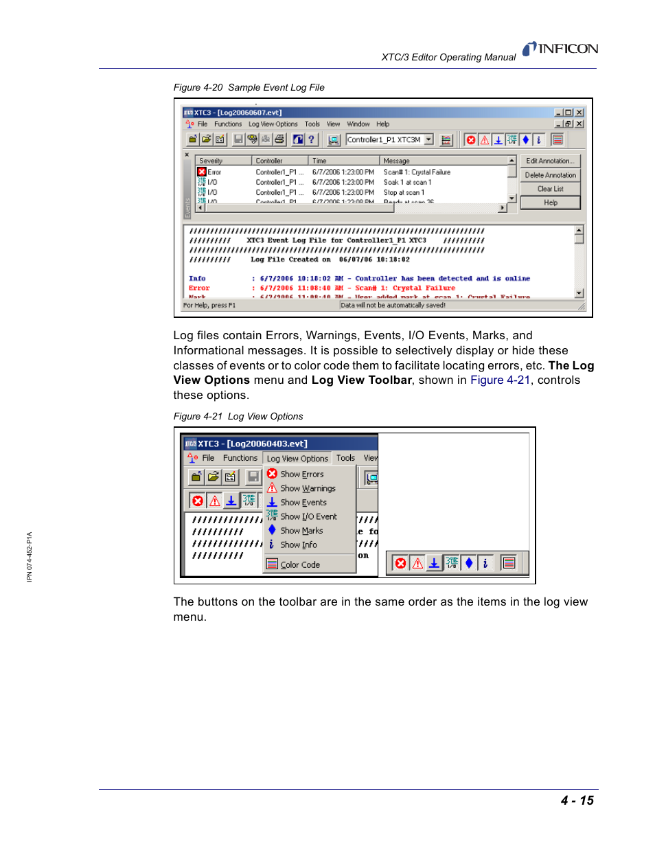 INFICON XTC/3 Thin Film Deposition Controller Software Editor Operating Manual User Manual | Page 77 / 80